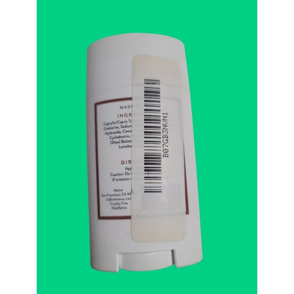 Native Coconut & Vanilla Deodorant 2.65 Oz Paraben & Aluminum Free - Picture 2 of 2